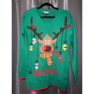 Ugly Christmas Sweater Xmas Size Medium